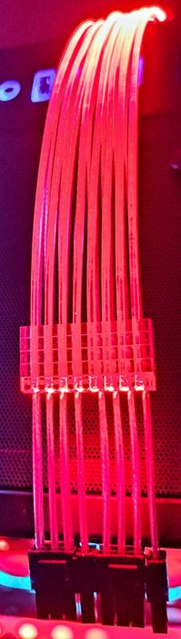 ARGB Кабель-подовжувач живленя відеокарти 2x6+2 pin 5v 3 pin.