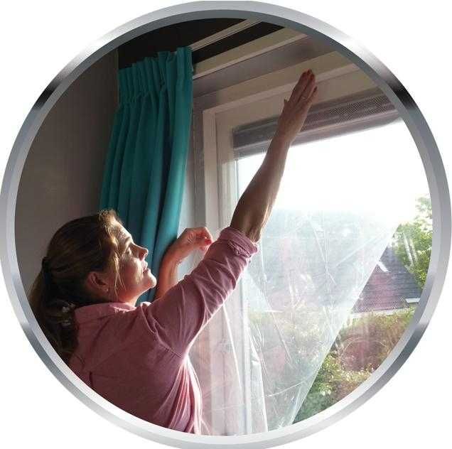 Енергозберігаюча термозбіжна посилена плівка на вікно ThermoLayer