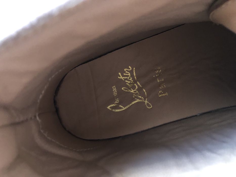 Кеды обувь кросовки хайтопы ботинки  Christian Louboutin 38