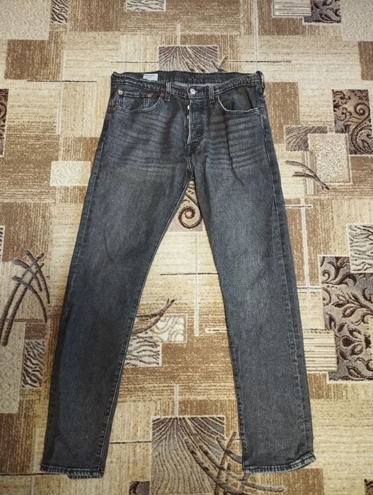 Джинси Levi's 501 ST Slim Taper оригінал W32 L32 темно-сірі