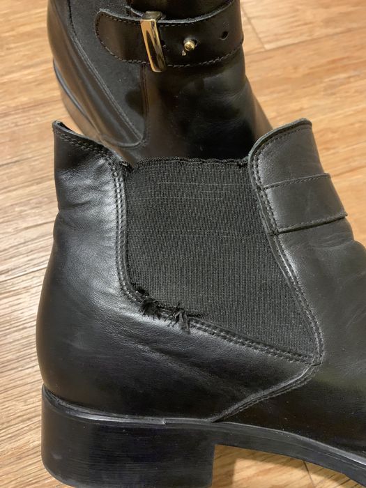 Buty Ryłko sztyblety czarne 40 botki