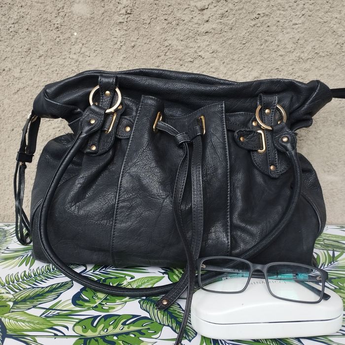 Шкіряна сумка хобо Marina Rinaldi