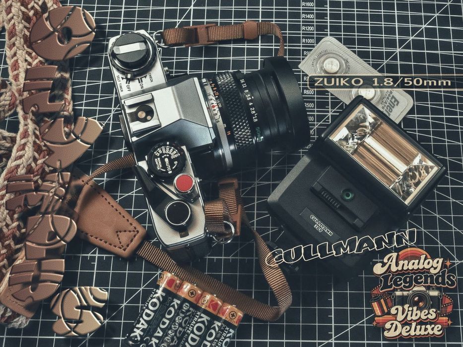 Vintage zestaw analogowy OLYMPUS