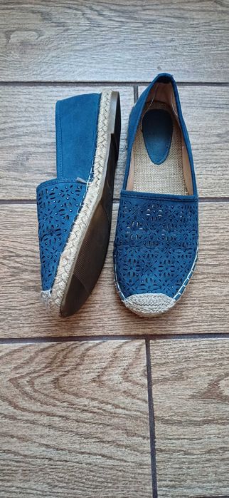 Granatowe# niebieskie espadryle Jenny Fairy# buty letnie r. 38
