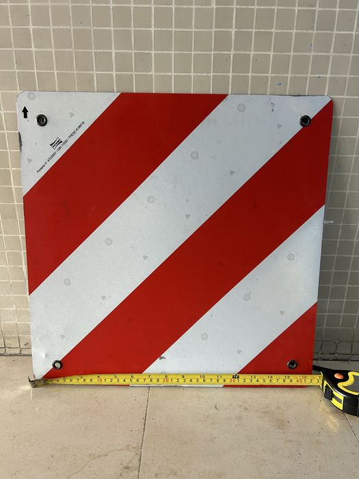 Placa V20 para reboque de bicicletas