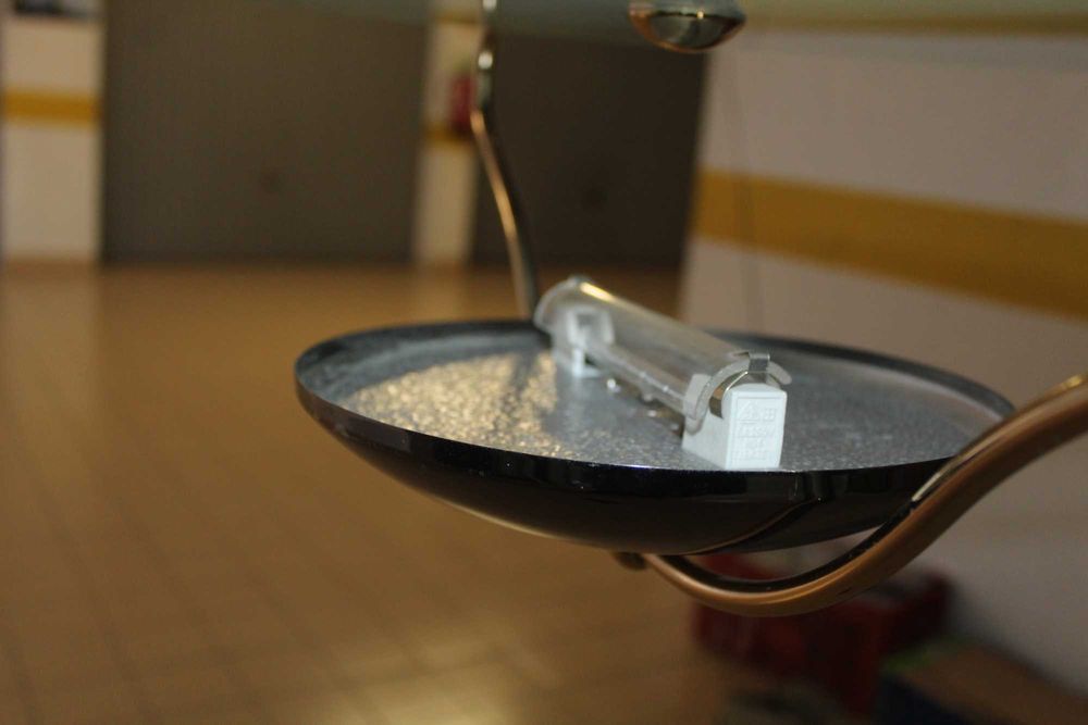 Candeeiro de Teto em Latão e Vidro