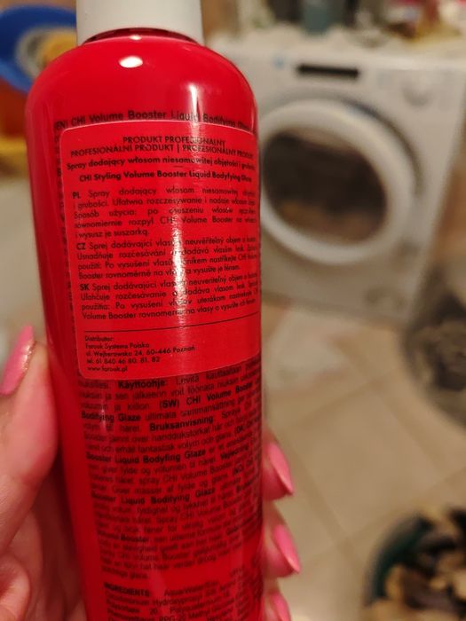 Produkt dodający max objetosci CHI volume booster spray USA profesjonalny