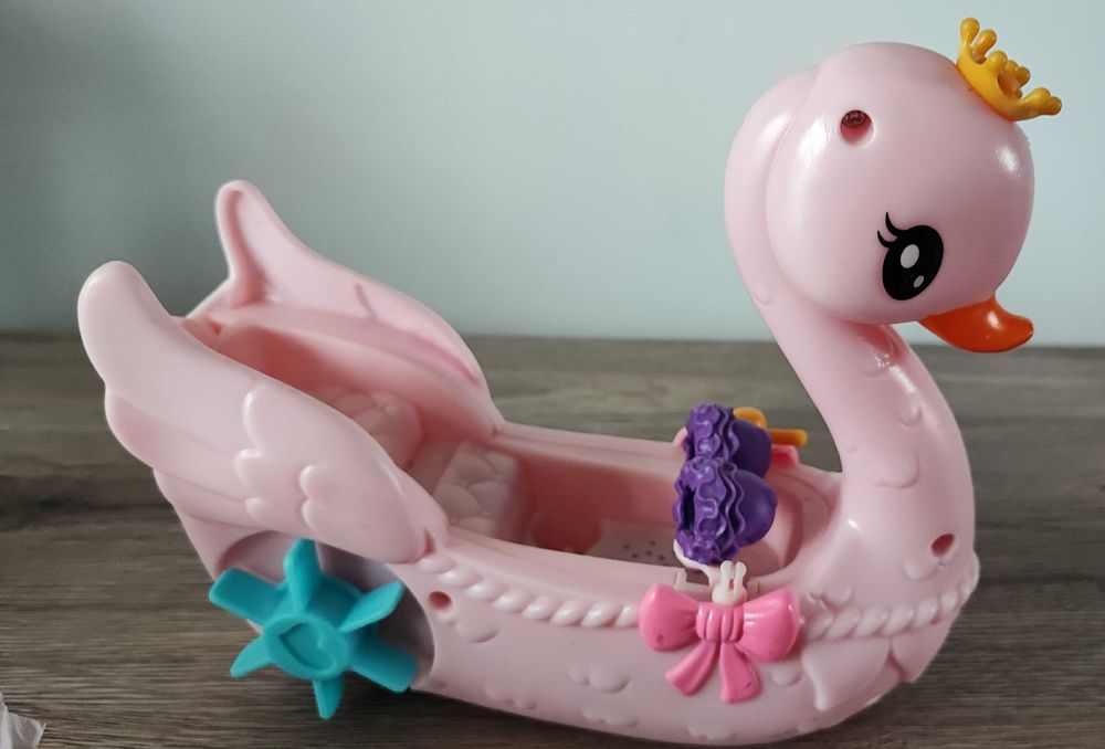 My little pony Pinkie Pie's śpiewajacy łabędź łódź