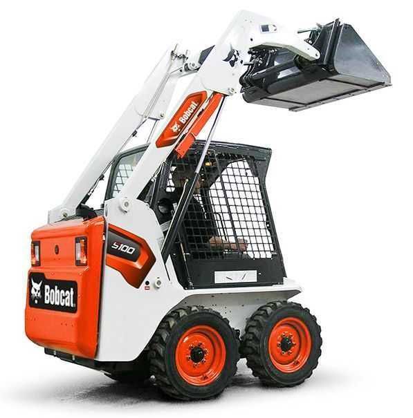 Usługa miniładowarką Bobcat s100. Łyżka + widły