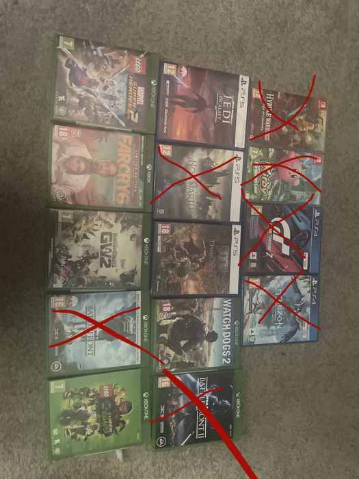 Gry różne: Ps4 i 5, xbox