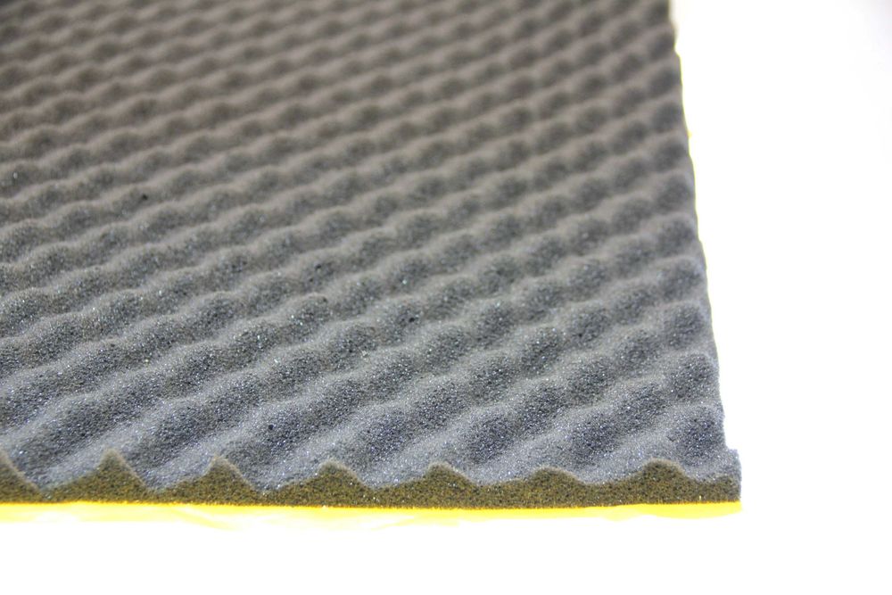 Звукоизоляция  Волна 15 мм для авто,  шумоизоляция