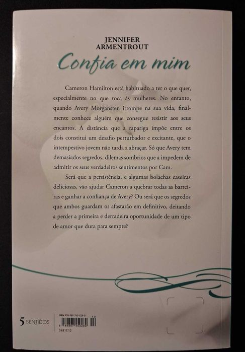 Livro "Confia em mim" - Jennifer Armentrout