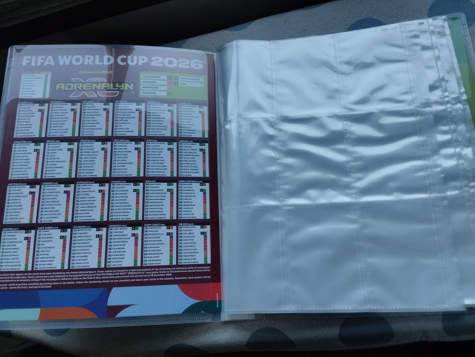 Arquivador para cartas do Mundial 2026