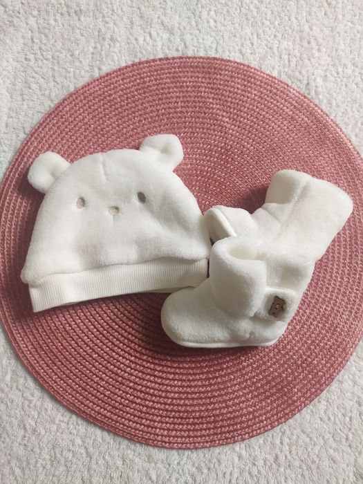 Шапочка+Пинетки в наборе