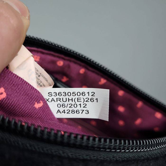 Torebka na ramię Juicy Couture, czarna, welurowa