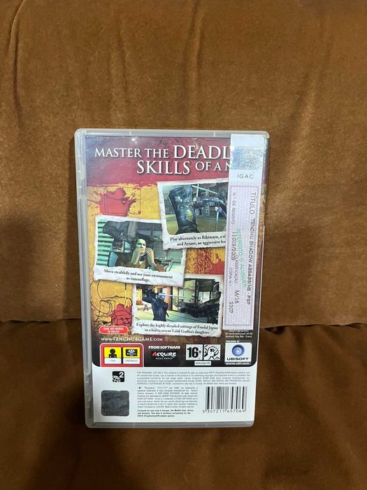 Jogo PSP Tenchu Shadow Assassins