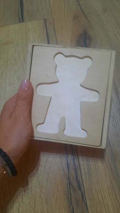 Misiowa  układanka puzzle pierwsze