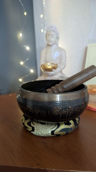 Співоча чаша (16см) зі стіком і підставкою