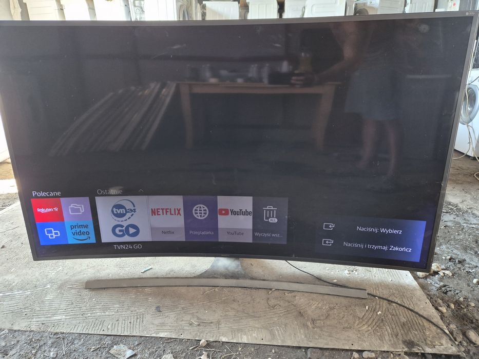 Samsung telewizor  ue 65js8500l uszkodzone podświetlenie