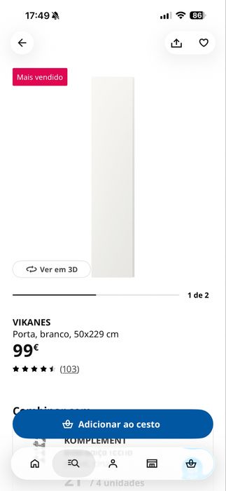 Roupeiro PAX IKEA 236cm completo