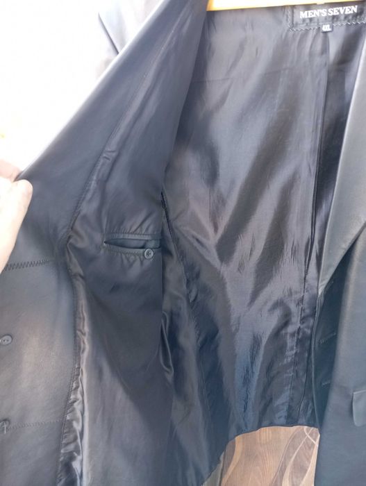 Пиджак кожаный мужской 52-54