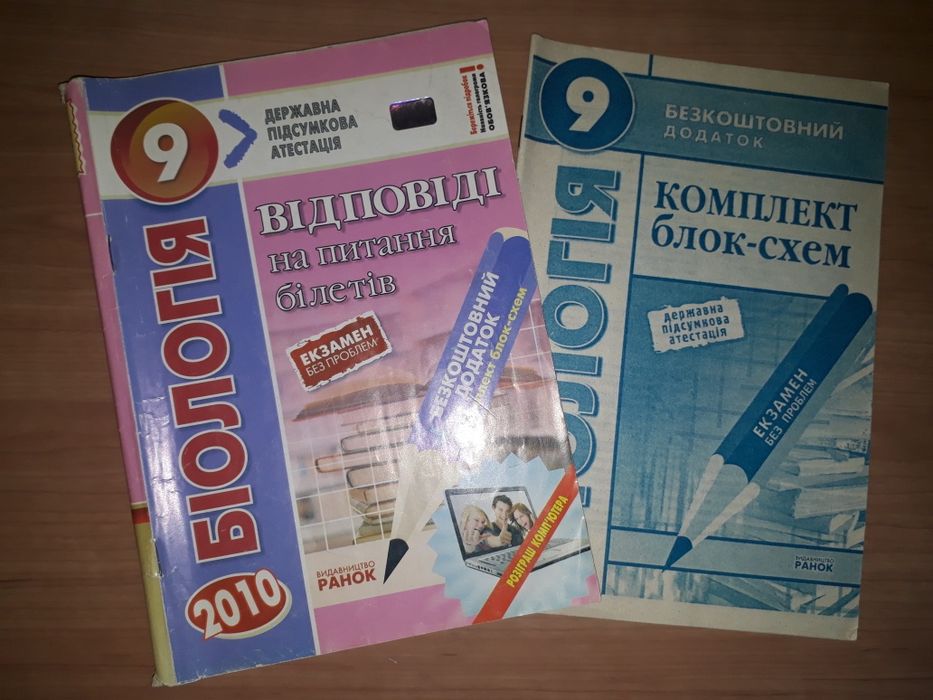 Біологія, ДПА, 9 клас