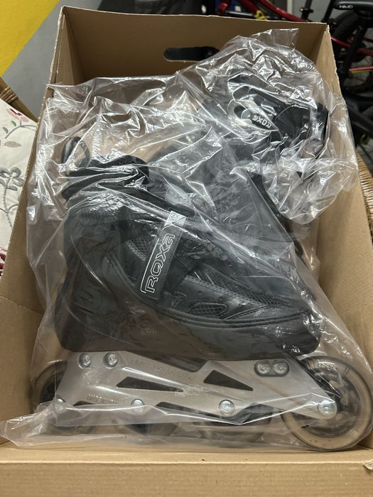 Patins em linha n42 - roxa we fit - novos. estrear -