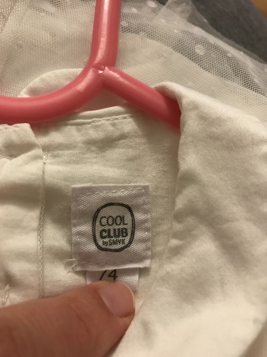 Sukienka do chrztu chrzest dla dziewczynki rozm 74