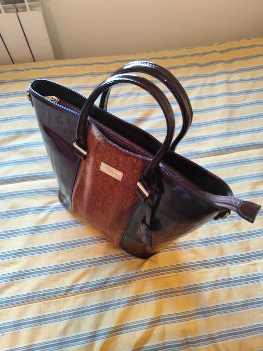 Carteira de senhora castanha impecável