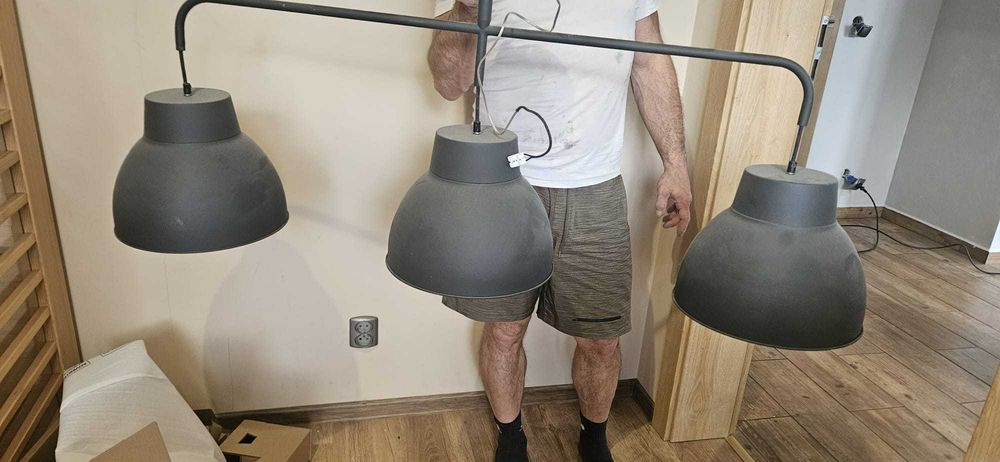 Lampa Loft czarna
