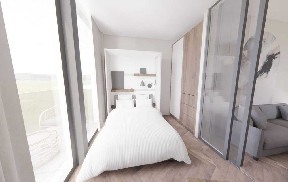 Mieszkanie dwupokojowe nowoczesne umeblowane