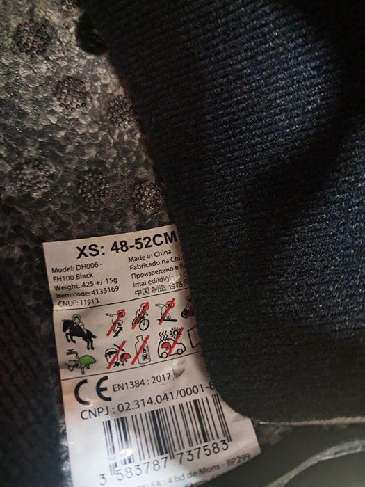 Capacete de equitação