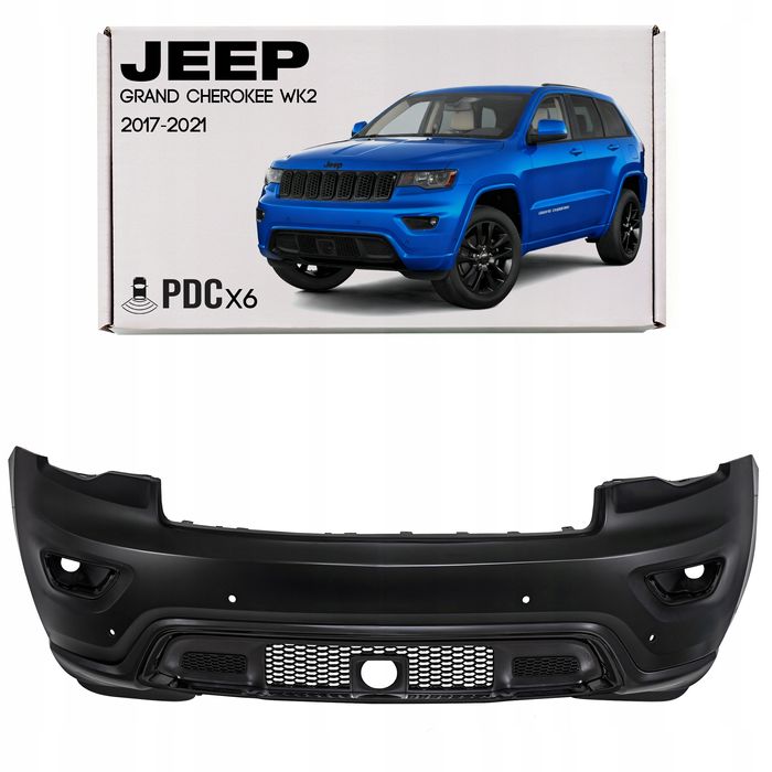 zderzak przedni z pdc pod radar 68333498aa jeep grand cherokee wk2 17-