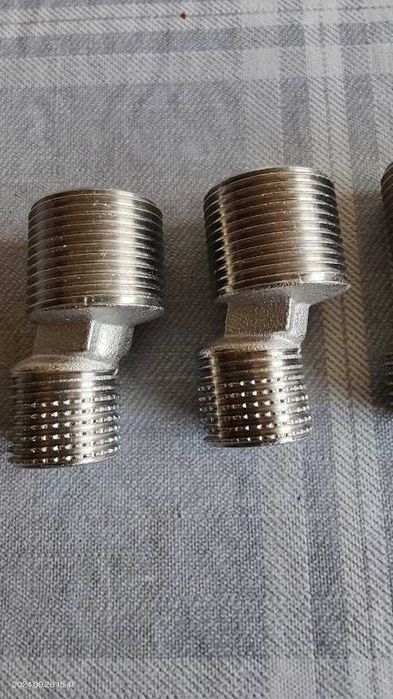 Inox Escovado Novo- Suporte de Duche e outras peças