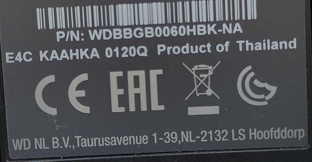 wd my book 3.5" 6TB (WDBBGB0060HBK-EESN)