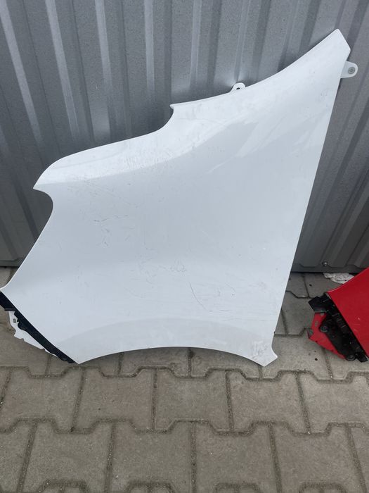 Blotnik lewy przód przedni bialy czerwony Master IV 19-