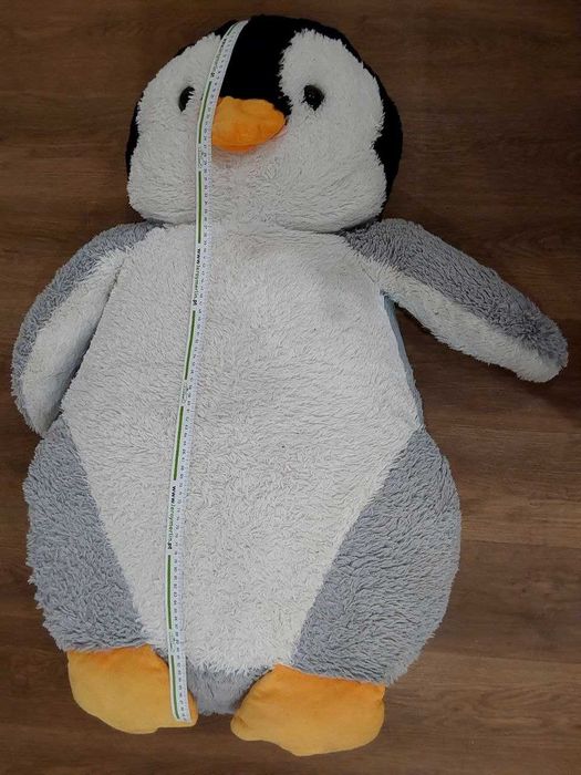 Peluche de pinguim grande de 90cm