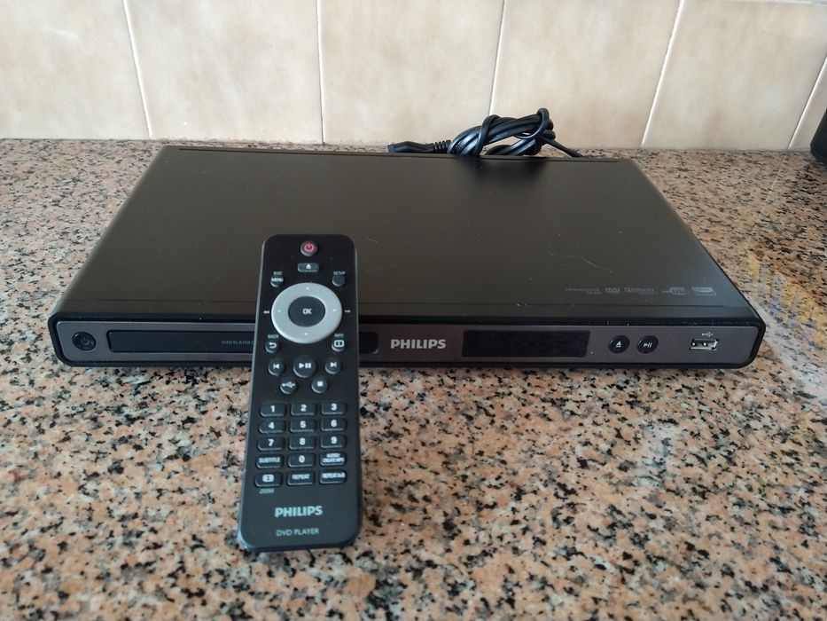 DVD da Philips com comando casa quarto apartamento vivenda escritório