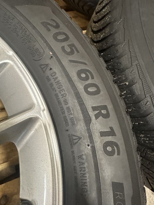 koła Alu OE Mercedes VW Audi 16'' 5x112 zima Michelin Alpin 205/60/16