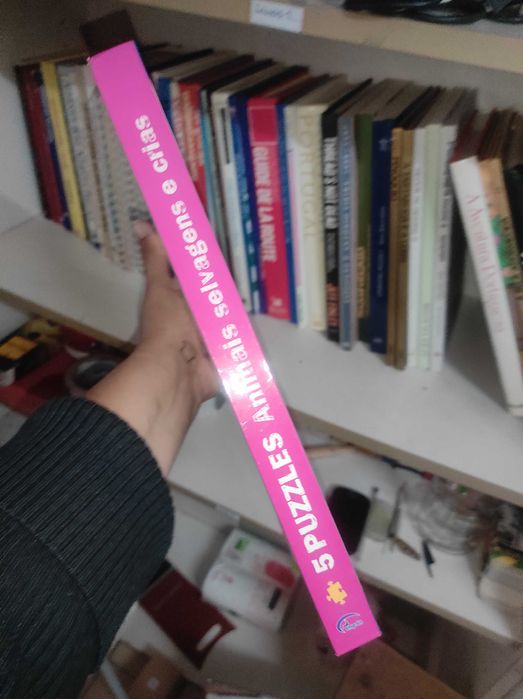 Animais Selvagens e Crias - 5 Puzzles