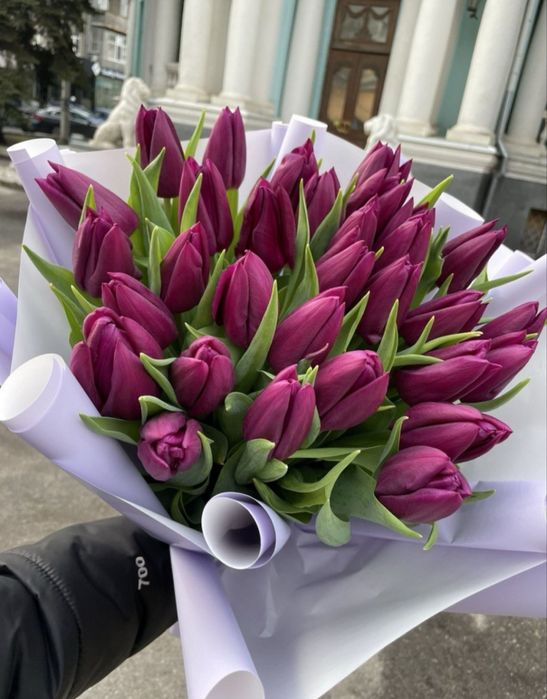 Тюльпани.Букети з тюльпанів до 8 березня