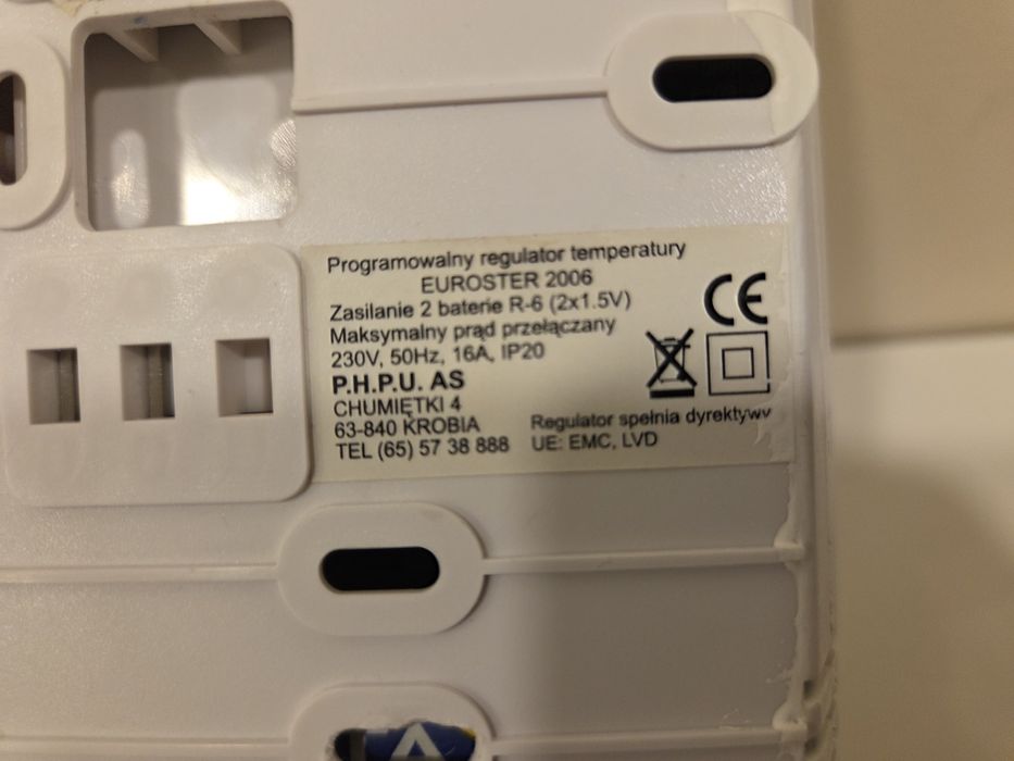 Przewodowy sterownik EUROSTER 2006