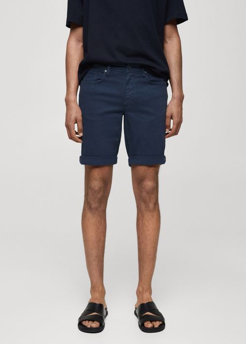 джинсовые шорты мужские Mango Slim fit  38 S M бавовна