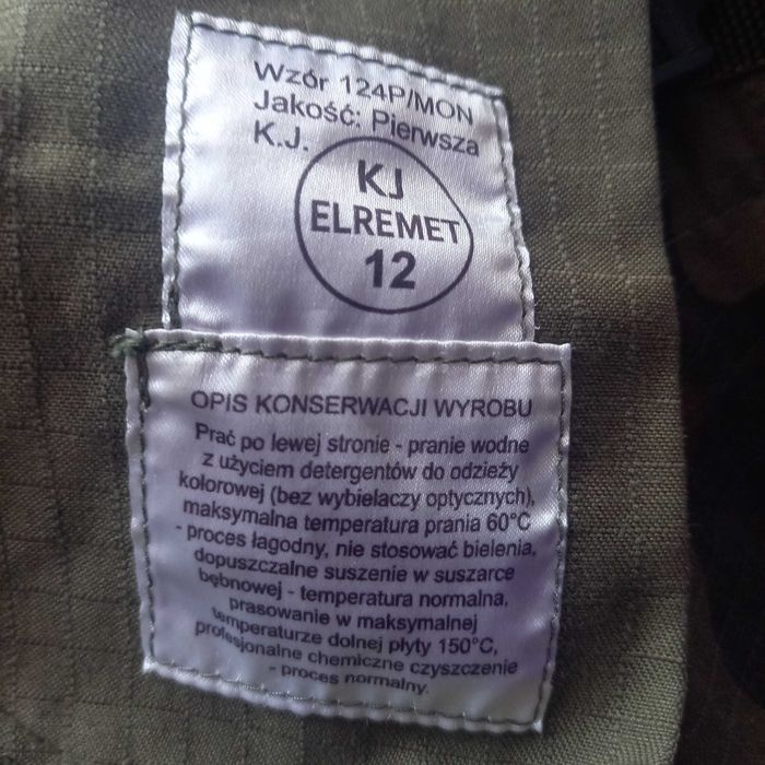 Mundur wojskowy 124MON WZ 10 komplet .