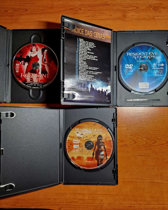 Trilogia RESIDENT EVIL (Milla Jovovich/Michelle Rodriguez)