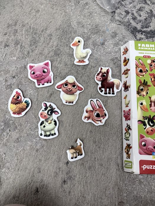 Пазли вкладиші пазл більше менше пазли половинки