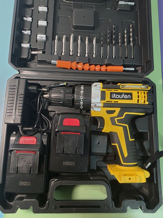 Wiertarko wkrętarka- zestaw 2x bateria