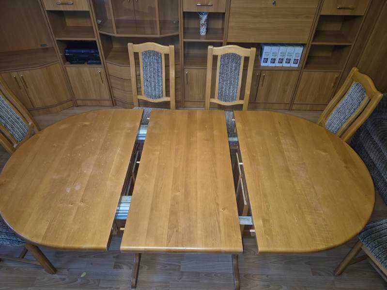 Stół Owalny Drewniany