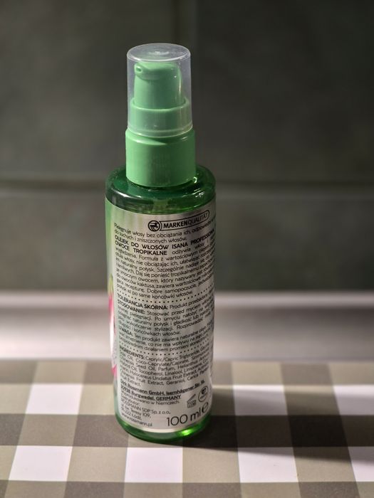 Isana- olejek do włosów Pitaja i Owoce Tropikalne