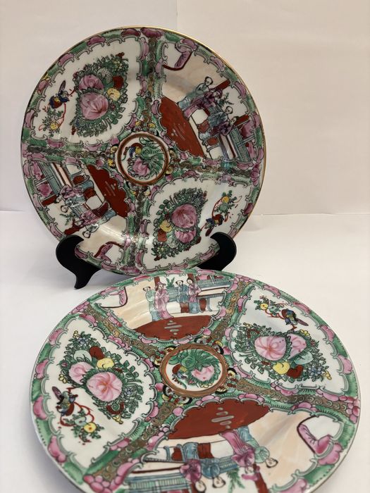 Recheio- Lote 15 peças porcelanas Chinesas / Macau antiguidades